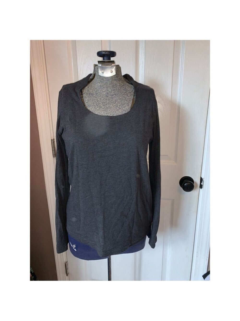 Women's MEXX Dark Gray Long Sleeve Tee Size M